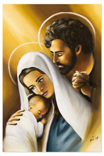 Holy Family Handcrafted Oil Paintings Canvas Oil Painting Picture G105048