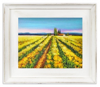 "Field of Colors" Handwork Oil Paintings Canvas Oil Painting Picture G15680