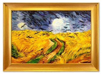 The path through the cornfield Handwork Oil paintings Paintings Canvas G119761