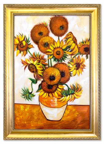 Sunflowers Handicraft Oil Paintings Canvas Oil Painting Picture G00798