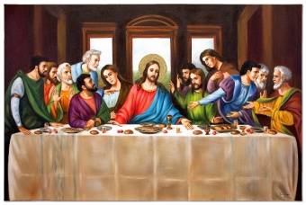 The Last Supper Handmade Oil Paintings Canvas Oil Painting G120336