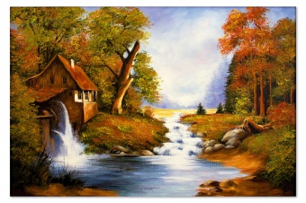 Autumn landscape handmade oil paintings canvas oil picture image G119077