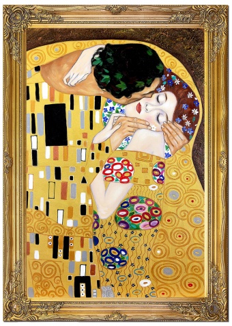 The Kiss Handcrafted Oil Paintings Canvas Oil Painting Picture Images G01187