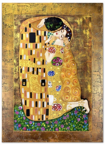 The Kiss Handcrafted Oil Paintings Canvas Oil Painting Picture Images G118640