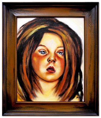 Unknown Portrait Handmade Oil Paintings Canvas Oil Painting G02509