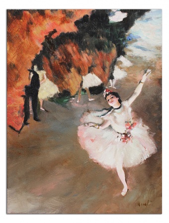 Ballerina in Dance Handcrafted Oil Paintings Canvas Oil Painting G116669