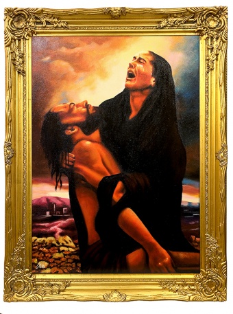 Mourning for Christ Handicraft Oil Paintings Canvas Oil Painting G118288