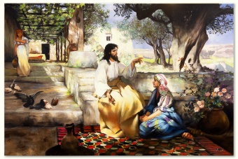 Jesus message handmade oil paintings canvas oil painting picture G119844