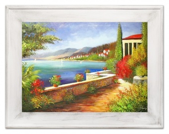 Coastal landscape Handwork Oil paintings Paintings Canvas Oil painting Picture G16909