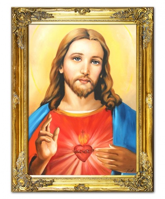 Sacred Heart Handmade Oil Paintings Canvas Oil Painting Picture G113295