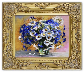 "Flower bouquet of colors" Handcrafted oil paintings canvas G16179