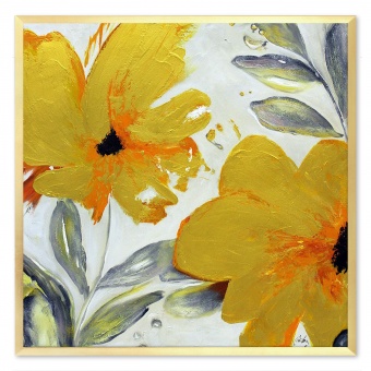 Yellow Flowers Handcrafted Oil Paintings Canvas Oil Painting Picture G118282