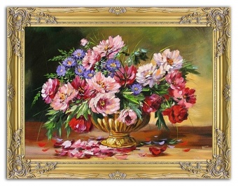 Flower bouquet handmade oil paintings canvas oil painting picture G06791