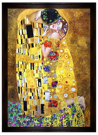 The Kiss Handcrafted Oil Paintings Canvas Oil Painting Picture Images G94779