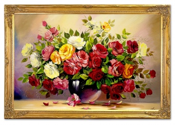 Bouquet Handmade Oil Paintings Canvas Oil Painting Picture G118749