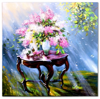 "Flower Magic" Handcrafted Oil Paintings Canvas Oil Painting Picture G111735