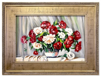 Bouquet Handmade Oil Paintings Canvas Oil Painting Picture G119895