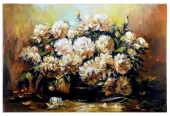 Bouquet of Joy Handcrafted Oil Paintings Canvas Oil Painting G120032