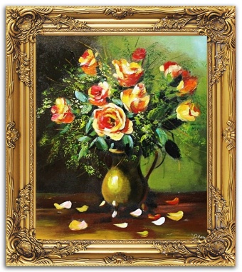 Flower bouquet handmade oil paintings canvas oil painting picture G06096