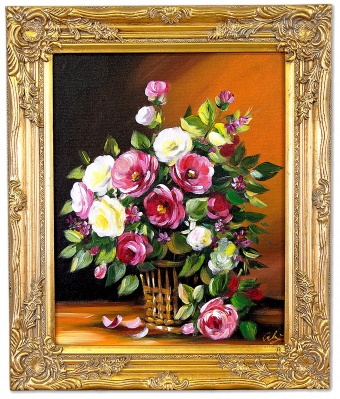 Bouquet Handmade Oil Paintings Paintings Canvas Oil Painting Picture G01825