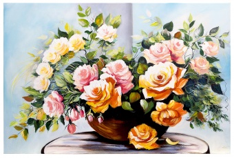 Bouquet Handmade Oil Paintings Paintings Canvas Oil Painting Picture G119234