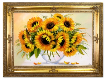 Sunflowers Handcrafted Oil Paintings Canvas Oil Painting Picture G118737