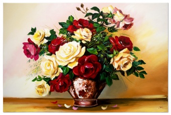 Bouquet of roses handmade oil paintings canvas oil painting picture G120221