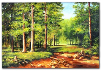 Forest landscape handmade oil paintings canvas oil painting picture G119000