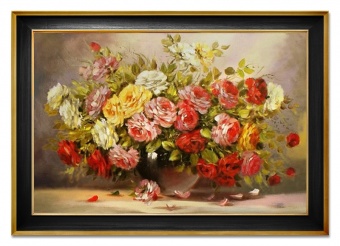 Bouquet Handwork Oil Paintings Canvas Oil Painting Picture G04029