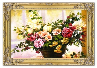 Bouquet Handicraft Oil Paintings Paintings Canvas Oil Painting Picture G04031