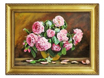 Rose bouquet handmade oil paintings canvas oil painting picture G00486