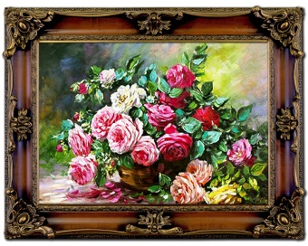 Rose bouquet handmade oil paintings canvas oil painting picture G93880