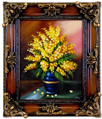 Yellow Bouquet Handmade Oil Paintings Canvas Oil Painting Picture G118762