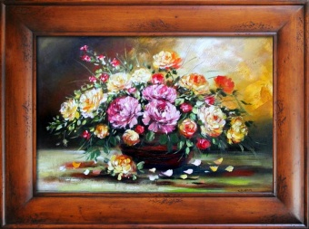 Bouquet Handicraft Oil Paintings Paintings Canvas Oil Painting Picture G01754