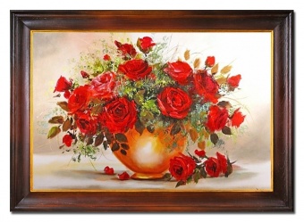 Rose bouquet handmade oil paintings canvas oil painting picture G02656