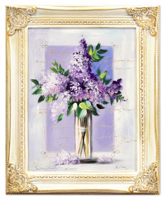 Lilac bouquet handmade oil paintings canvas oil painting picture G06348