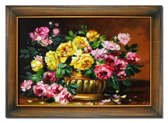 Bouquet Handmade Oil Paintings Canvas Oil Painting Picture G17425