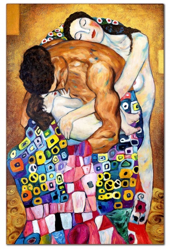 The Kiss Handcrafted Oil Paintings Canvas Oil Painting Picture Images G111613