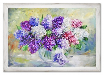 Colorful flowers handcrafted oil paintings canvas oil painting G15432