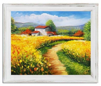 Fields of Colors Handmade Oil Paintings Canvas Oil Painting Picture G15767