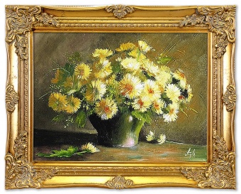 Bouquet Handmade Oil Paintings Canvas Oil Painting Picture G06079