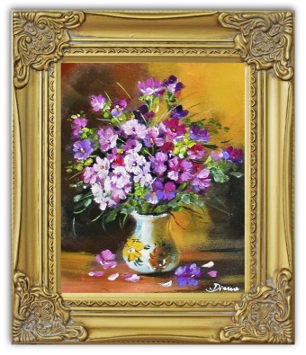 Colorful flowers handcrafted oil paintings canvas oil painting G95341