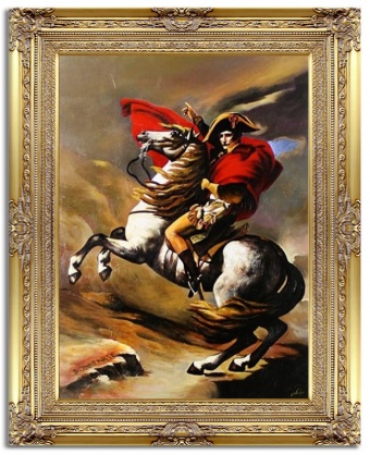 Napoleon over the Alps Handcrafted Oil Paintings Canvas G05554