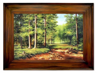 Woodland Landscape Handwork Oil Paintings Canvas Oil Painting Picture G119944