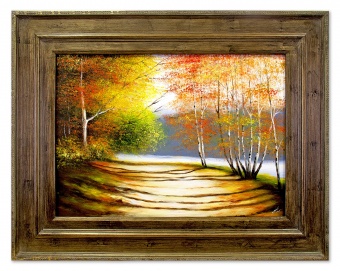 Autumn Path Handicraft Oil Paintings Artwork Canvas Oil Painting Picture Images G119788