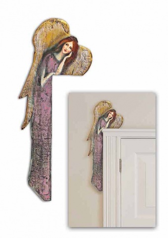 Angel of Protection Handcraft Oil Paintings Canvas Oil Painting G96034