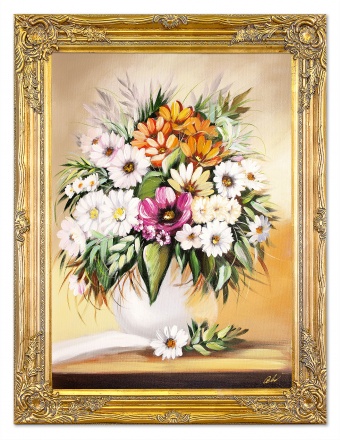 Bouquet Handmade Oil Paintings Canvas Oil Painting Picture G104886