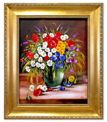 Bouquet Handicraft Oil Paintings Paintings Canvas Oil Painting Picture G05558