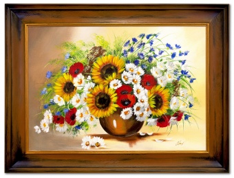 Bouquet Handmade Oil Paintings Canvas Oil Painting Picture G02167