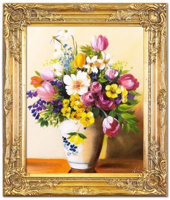 Bouquet Handmade Oil Paintings Canvas Oil Painting Picture G02450